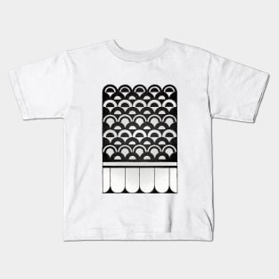 Vintage decorative art 19th century 19th geometrized Kids T-Shirt